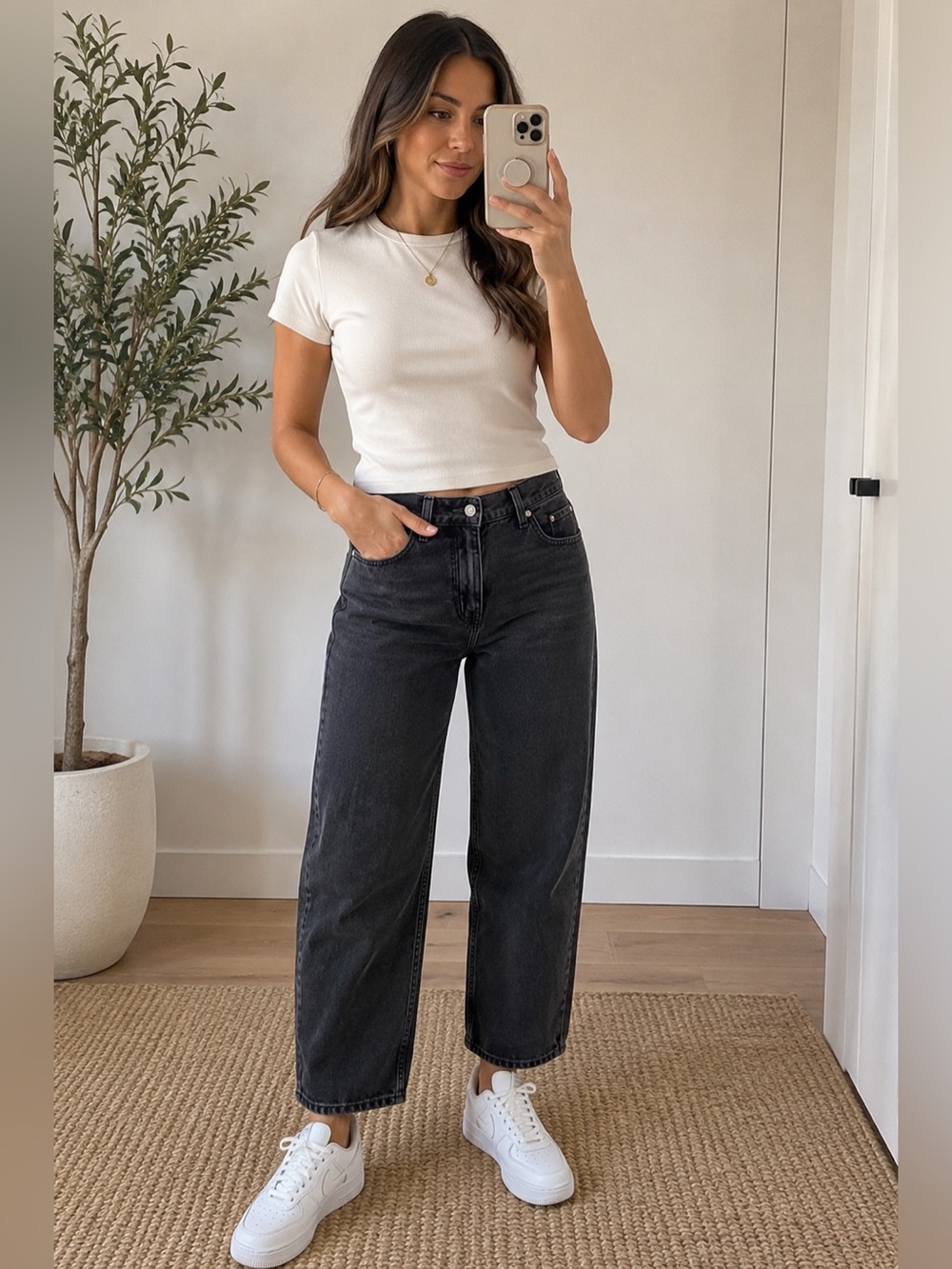 Levi's Relaxed Straight Jeans — Black